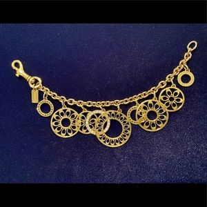 Coach Charm Iconic “C”’s Circles Bracelet